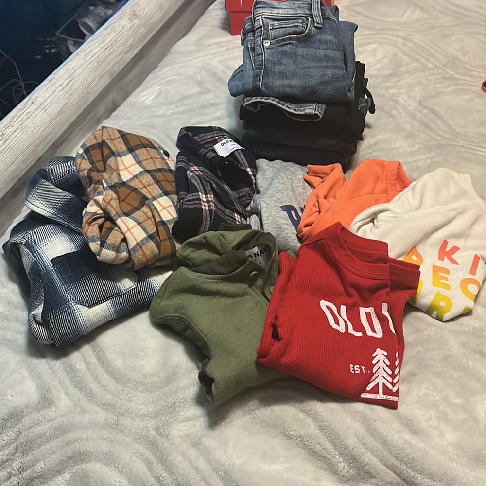 Old Navy Haul! Tops and Jeans! Boys 5